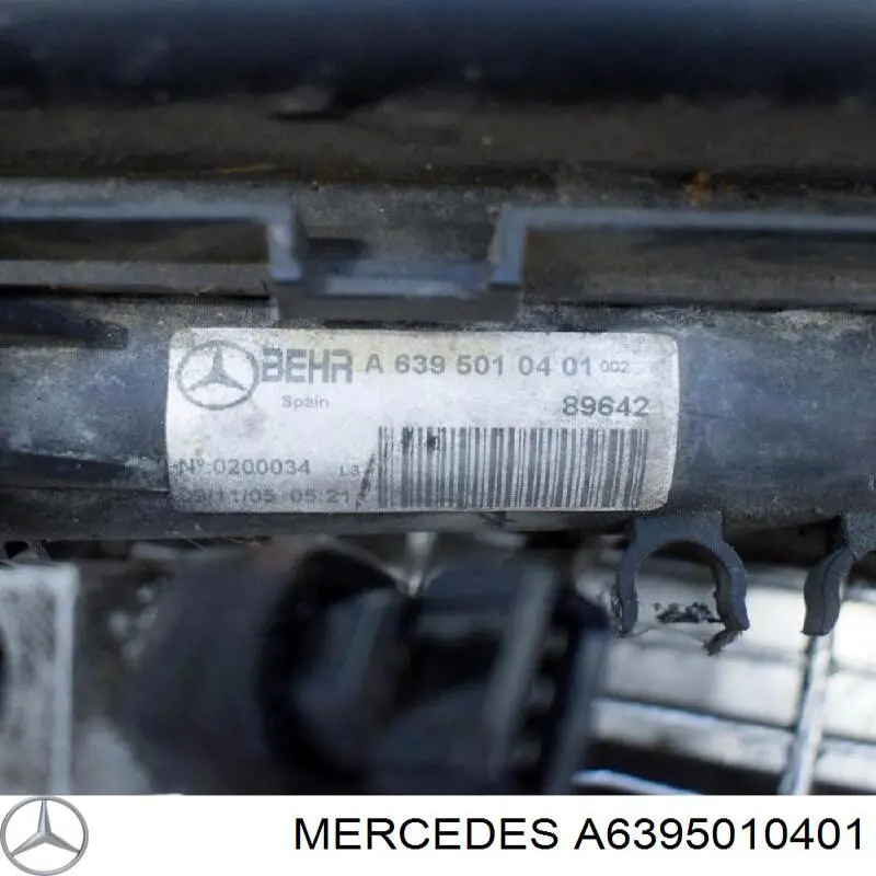 Radiador de esfriamento de motor Mercedes A6395010401 preço, a partir de 91,96 USD