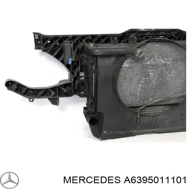 A6395011101 Mercedes Radiador de esfriamento de motor