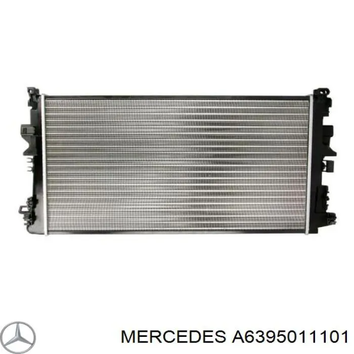 Radiador de esfriamento de motor Mercedes A6395011101 preço, a partir de 91,96 USD