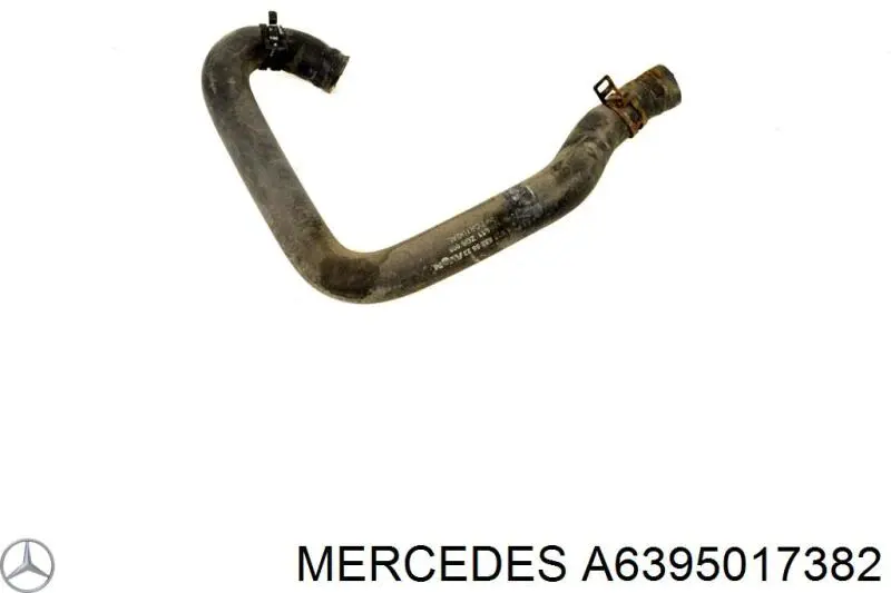 Mangueira (cano derivado) do radiador de esfriamento superior Mercedes A6395017382 preço, a partir de 21,58 USD