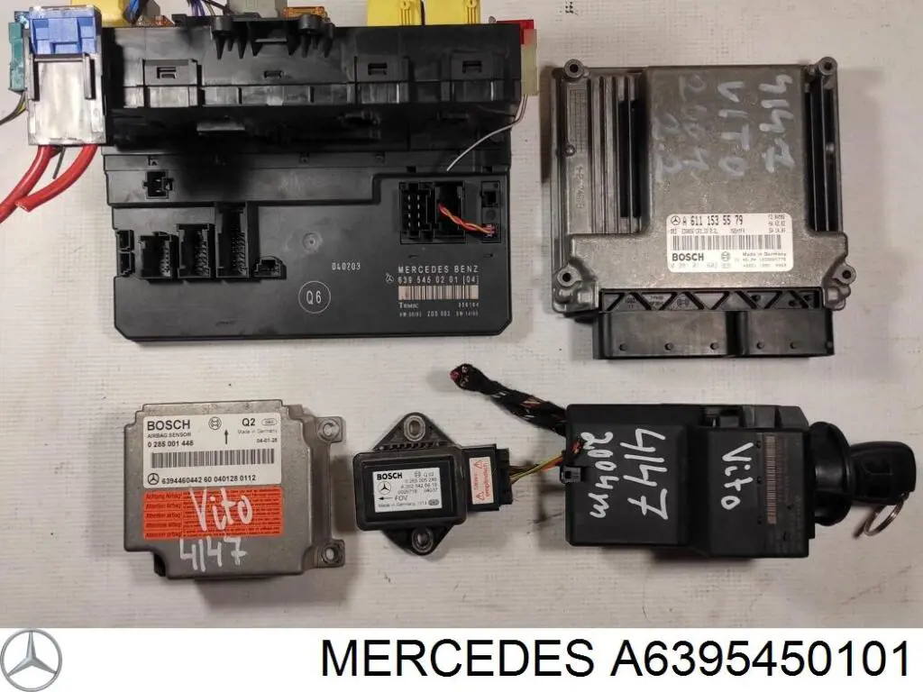 A6395450101 Mercedes Unidade de dispositivos de segurança