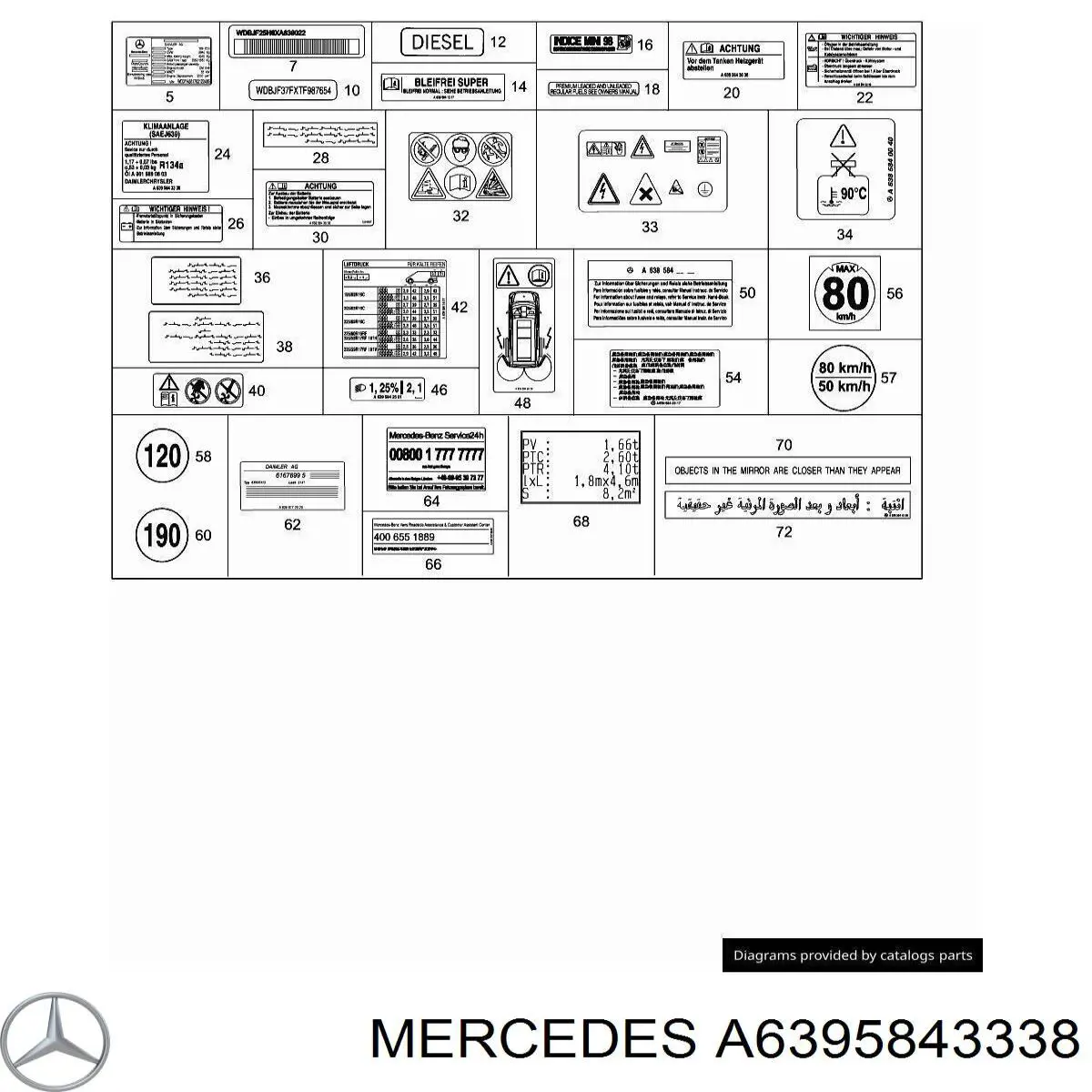 Compre A6395843338 Mercedes 