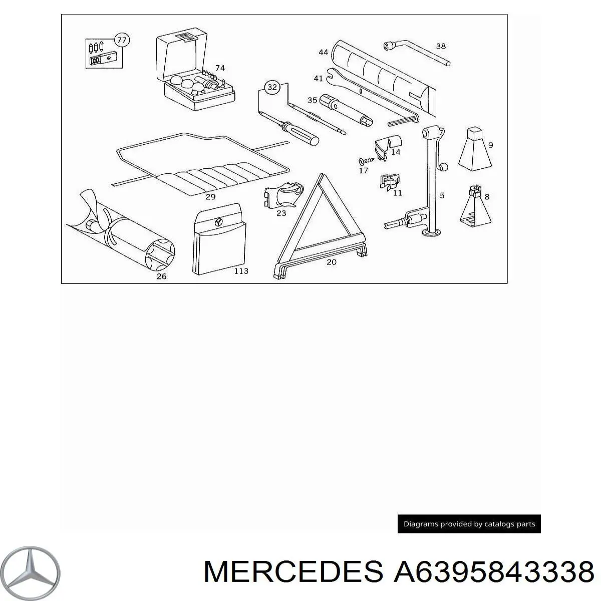 A6395843338 Mercedes 
