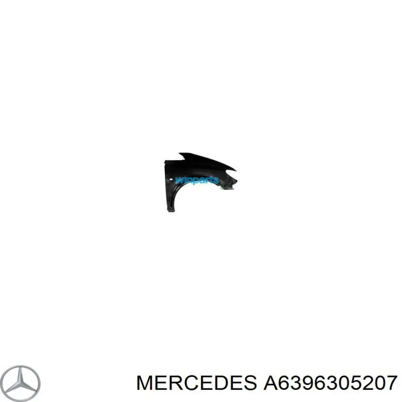 A6396305207 Mercedes Pára-lama dianteiro direito