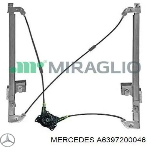 Mecanismo de acionamento de vidro da porta dianteira esquerda Mercedes A6397200046 preço, a partir de 74,68 USD
