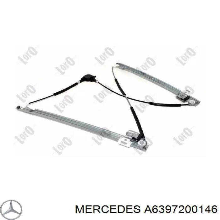 Mecanismo de acionamento de vidro da porta dianteira direita Mercedes A6397200146 preço, a partir de 63,31 USD
