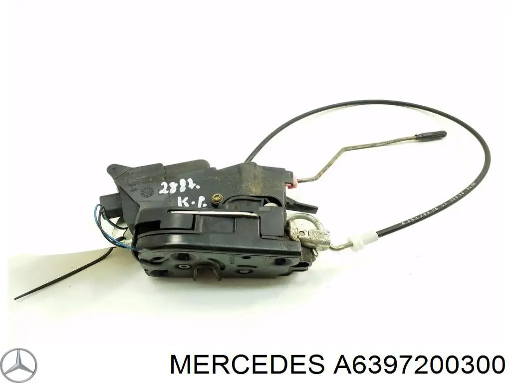 A6397200300 Mercedes Fecho da porta dianteira esquerda