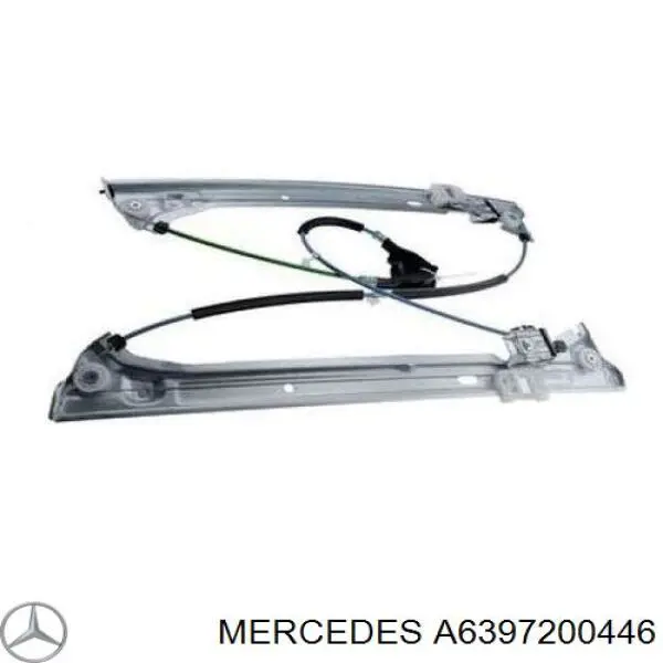 Compre A6397200446 Mercedes Mecanismo de acionamento de vidro da porta dianteira esquerda
