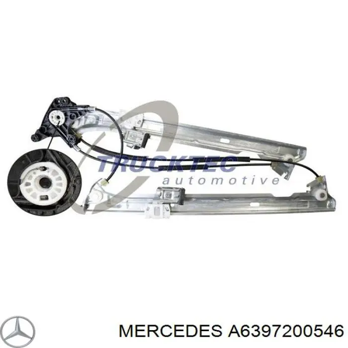 Compre A6397200546 Mercedes Mecanismo de acionamento de vidro da porta dianteira direita
