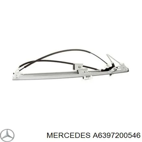 A6397200546 Mercedes Mecanismo de acionamento de vidro da porta dianteira direita