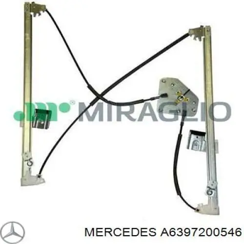 Mecanismo de acionamento de vidro da porta dianteira direita Mercedes A6397200546 preço, a partir de 49,08 USD