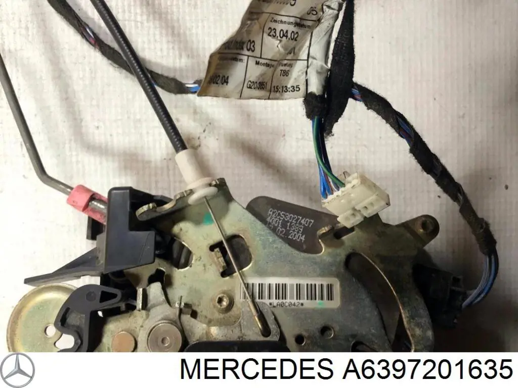 Fecho da porta dianteira esquerda Mercedes A6397201635 preço, a partir de 95,51 USD