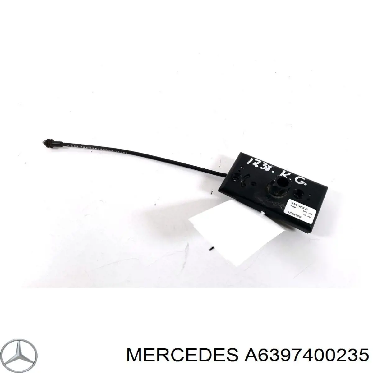 A6397400235 Mercedes Fecho da porta traseira esquerda batente