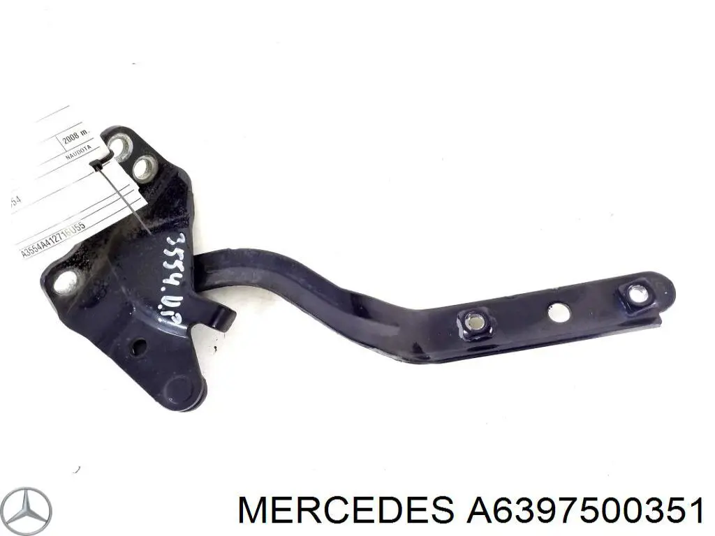 A6397500351 Mercedes Gozno da capota direito
