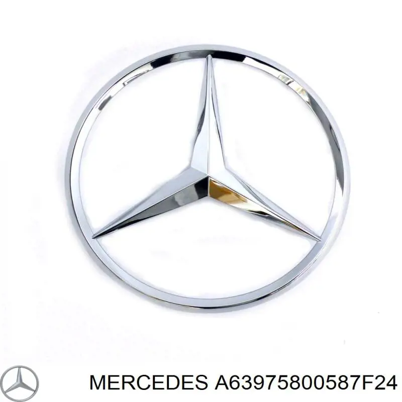 Emblema de tampa de porta-malas (emblema de firma) Mercedes A63975800587F24 preço, a partir de 31,68 USD