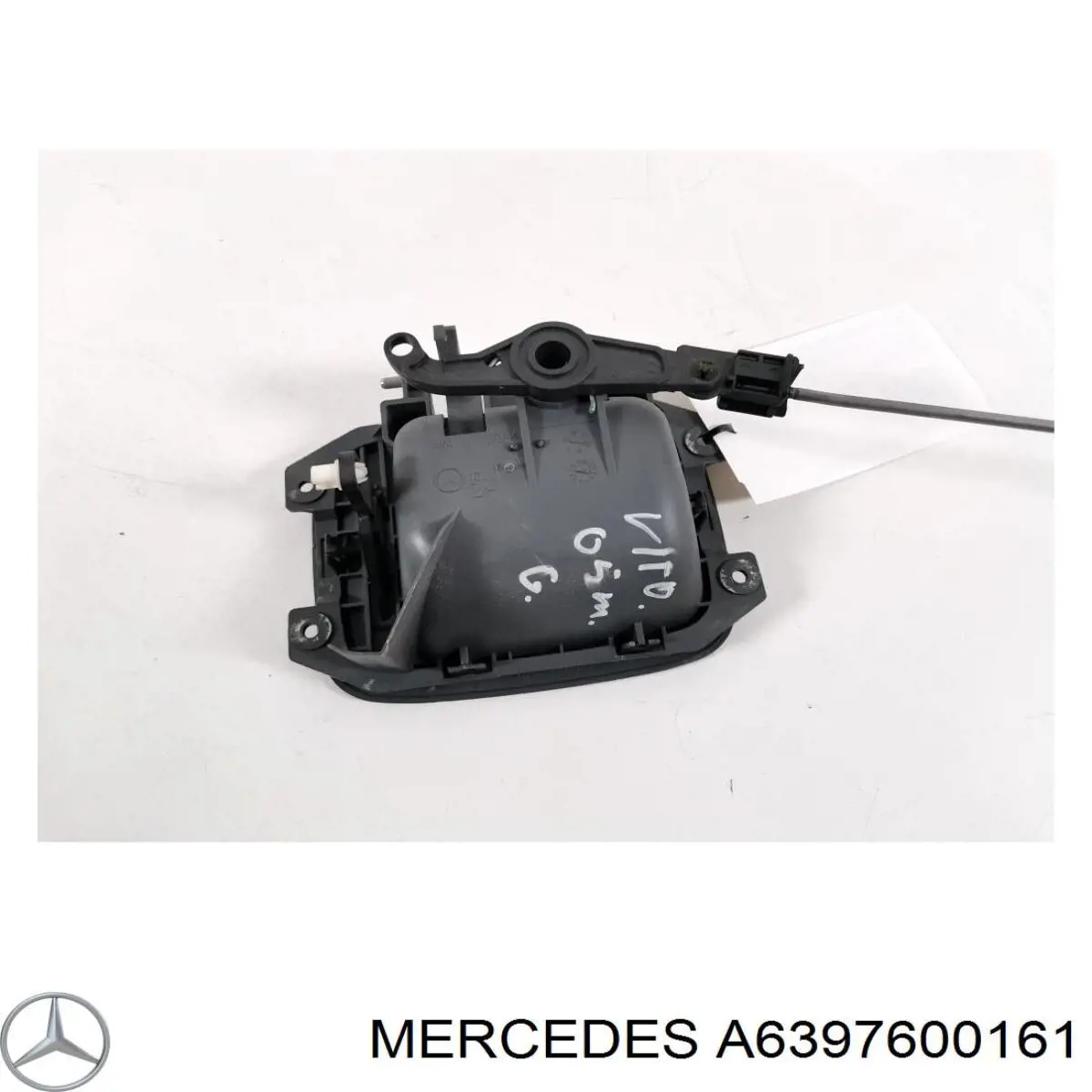 A6397600161 Mercedes Puxador interno de tampa de porta-malas (de 3ª/5ª porta traseira)