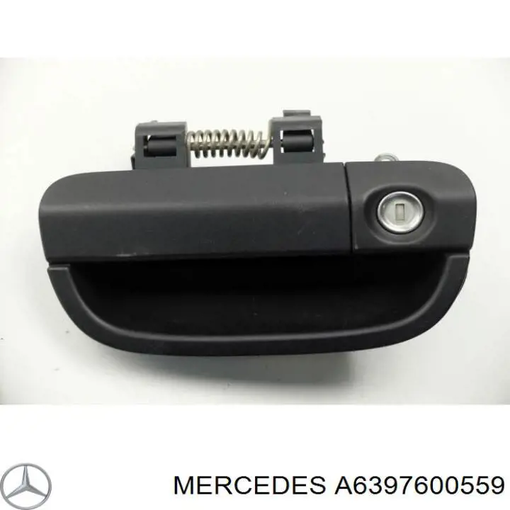 A6397600559 Mercedes Puxador externo de tampa de porta-malas (de 3ª/5ª porta traseira)