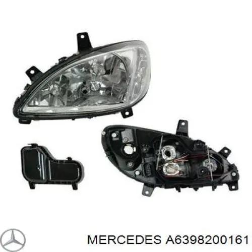 A6398200161 Mercedes Luz esquerda