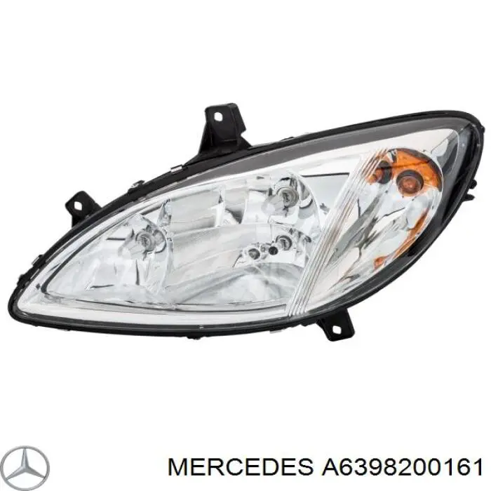 Luz esquerda Mercedes A6398200161 preço, a partir de 130,30 USD