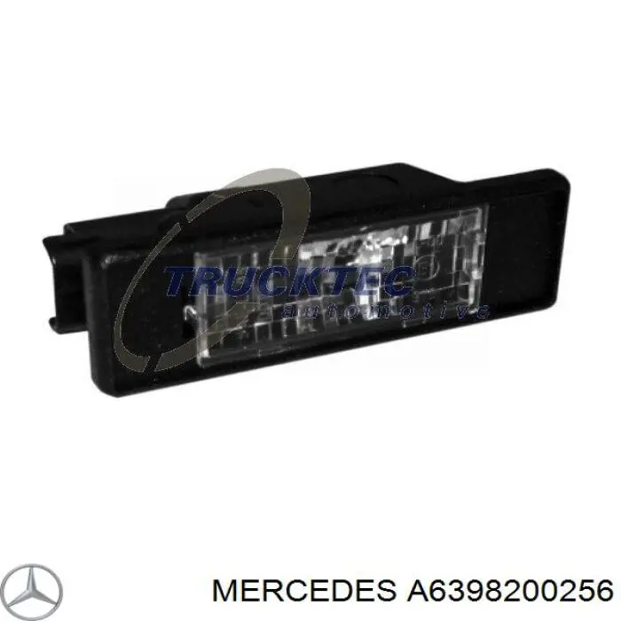 Lanterna da luz de fundo de matrícula traseira Mercedes A6398200256 preço, a partir de 29,85 USD
