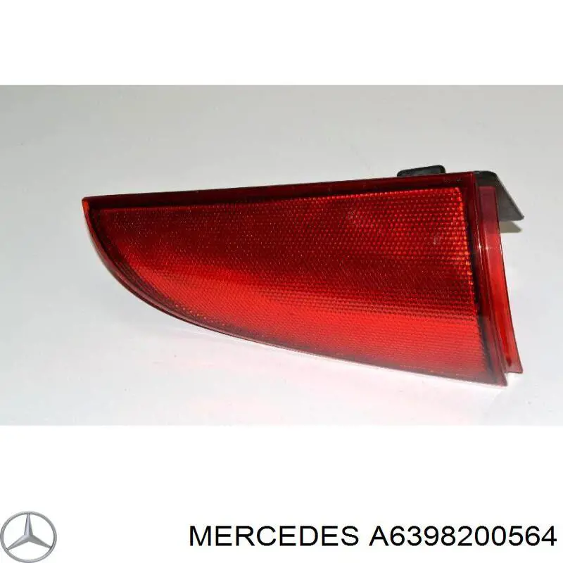 A6398200564 Mercedes Lanterna traseira esquerda superior