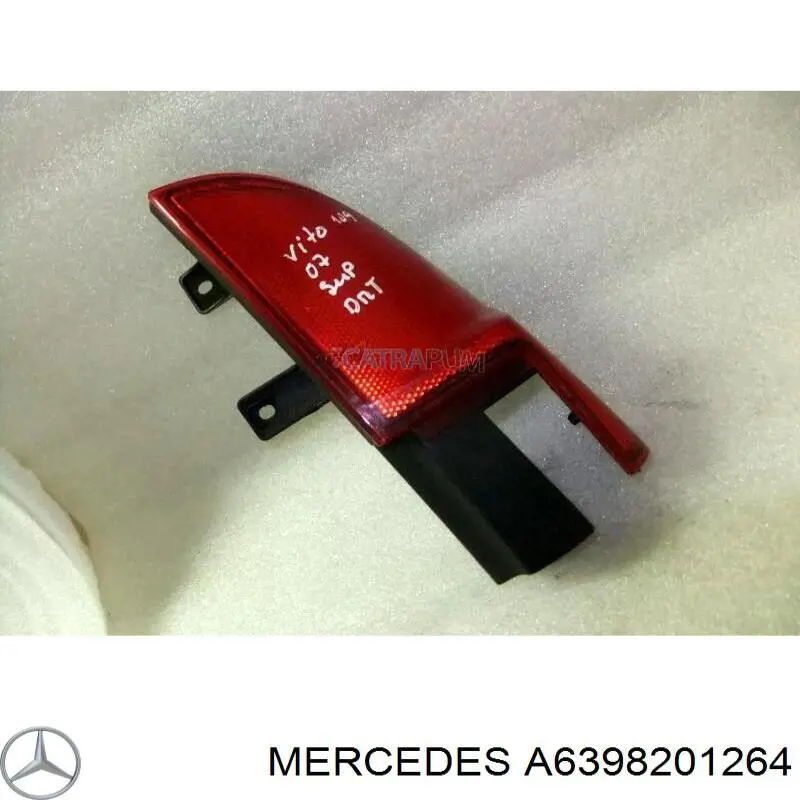 Lanterna traseira esquerda superior Mercedes A6398201264 preço, a partir de 78,45 USD