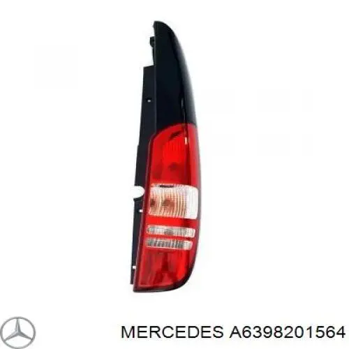 A6398201564 Mercedes Lanterna traseira direita