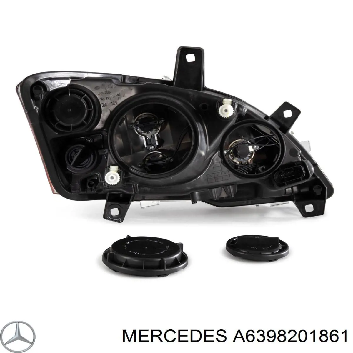 Luz esquerda A6398201861 Mercedes