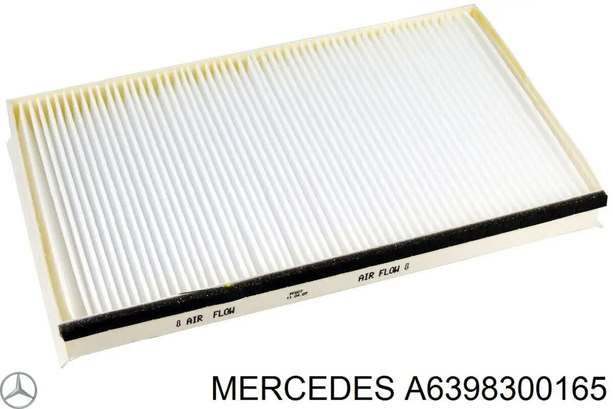 A6398300165 Mercedes Filtro de salão