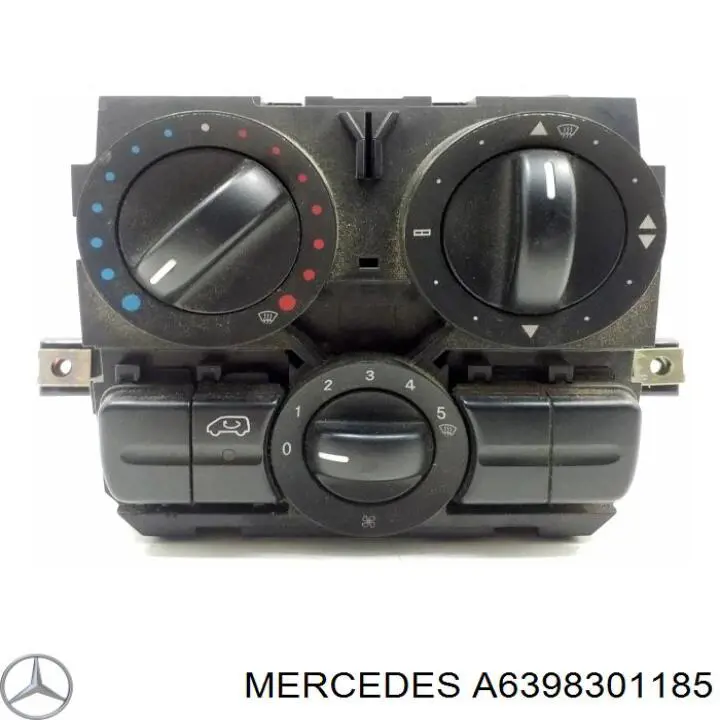 A6398301185 Mercedes Unidade de controlo dos modos de aquecimento/condicionamento