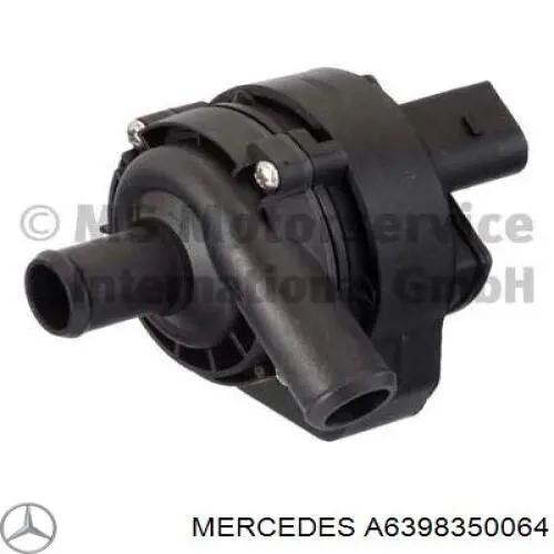 Bomba de água (bomba) de esfriamento, adicional elétrica Mercedes A6398350064 preço, a partir de 65,97 USD