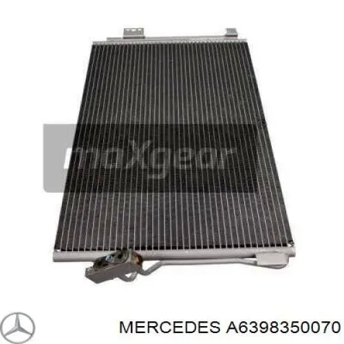 Compre A6398350070 Mercedes Radiador de aparelho de ar condicionado