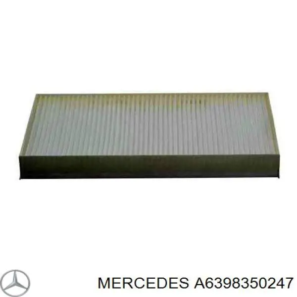 A6398350247 Mercedes Filtro de salão