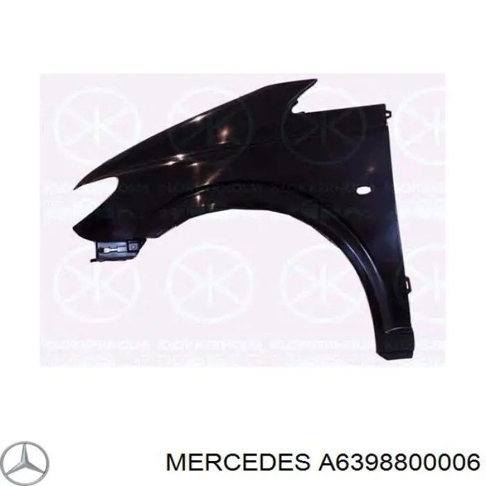 Compre A6398800006 Mercedes Pára-lama dianteiro esquerdo