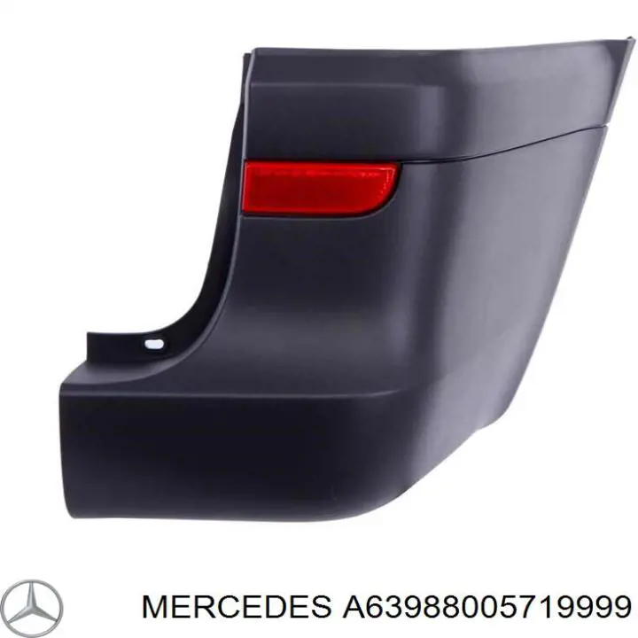 Pára-choque traseiro Mercedes A63988005719999 preço, a partir de 215,21 USD