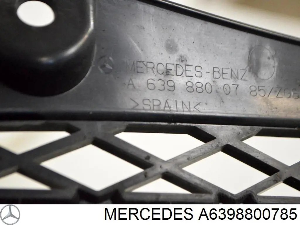 Grelha do radiador A63988007859051 Mercedes