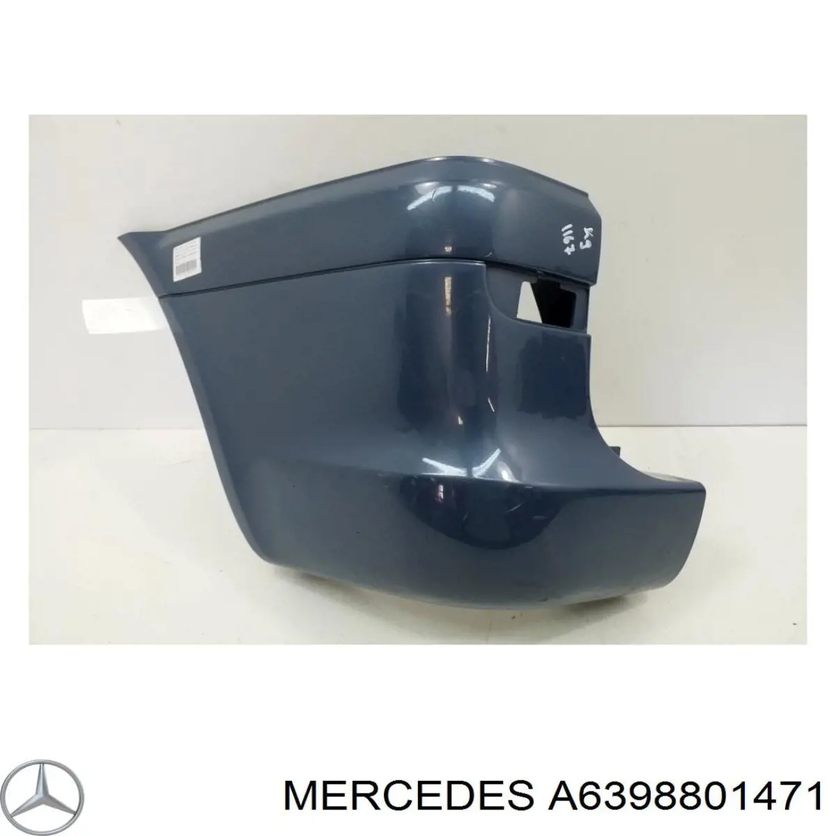 A6398801471 Mercedes Pára-choque traseiro, parte esquerda