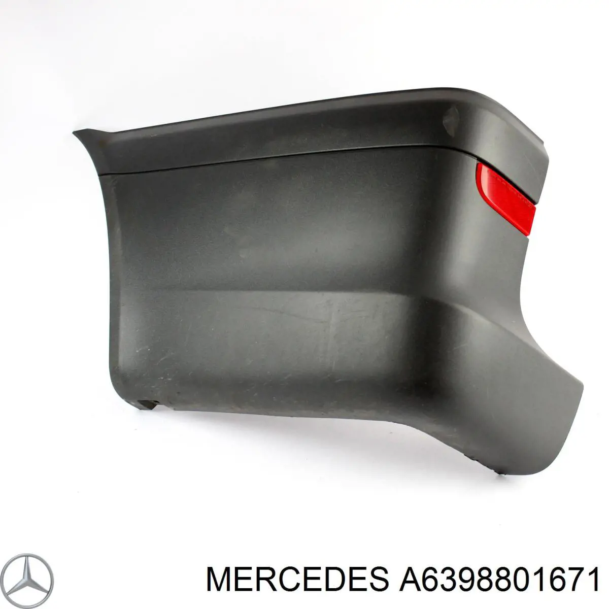 A6398801671 Mercedes Pára-choque traseiro, parte esquerda