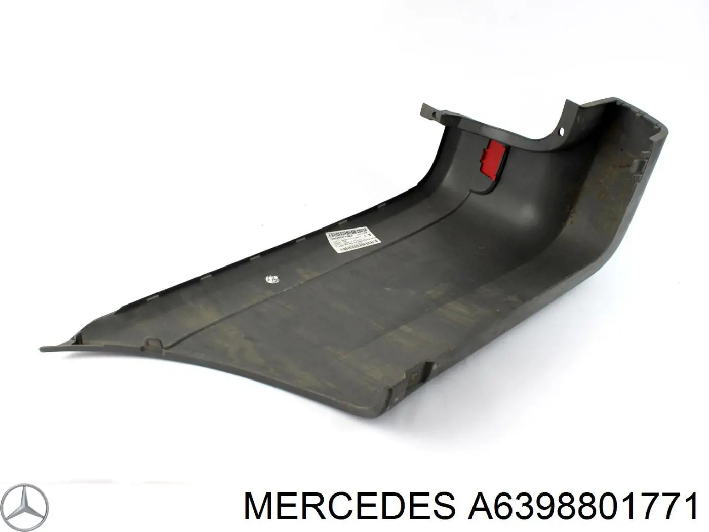 A6398801771 Mercedes Pára-choque traseiro, parte direita