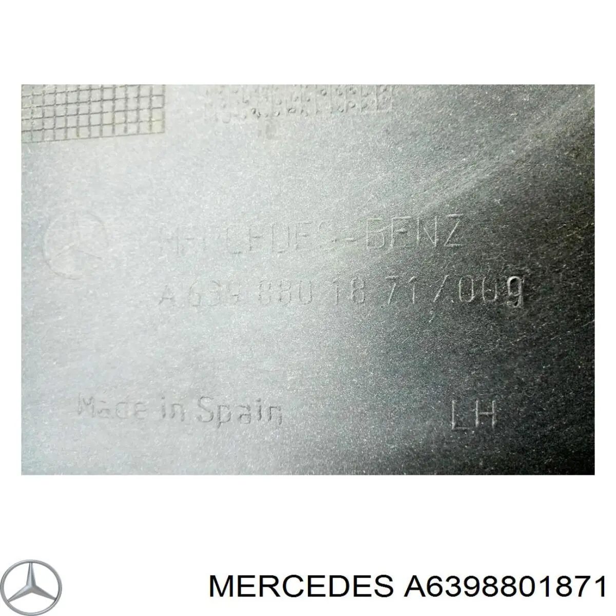 Compre A6398801871 Mercedes Pára-choque traseiro, parte esquerda