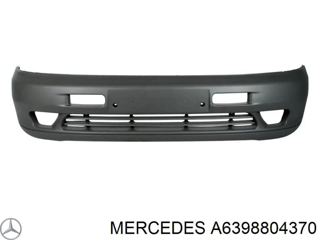 A6398804370 Mercedes Pára-choque dianteiro