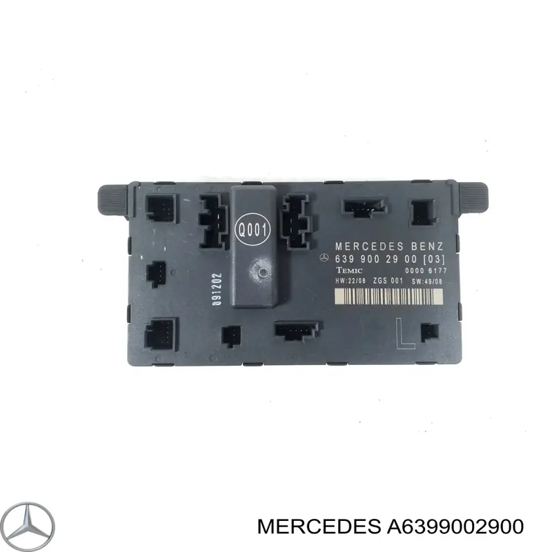 A6399002900 Mercedes Módulo de conforto da porta dianteira
