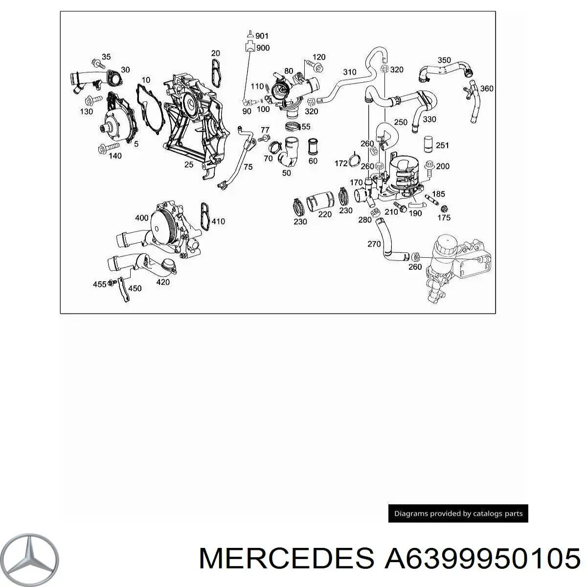 Mercedes A6399950105 preço, a partir de 16,87 USD