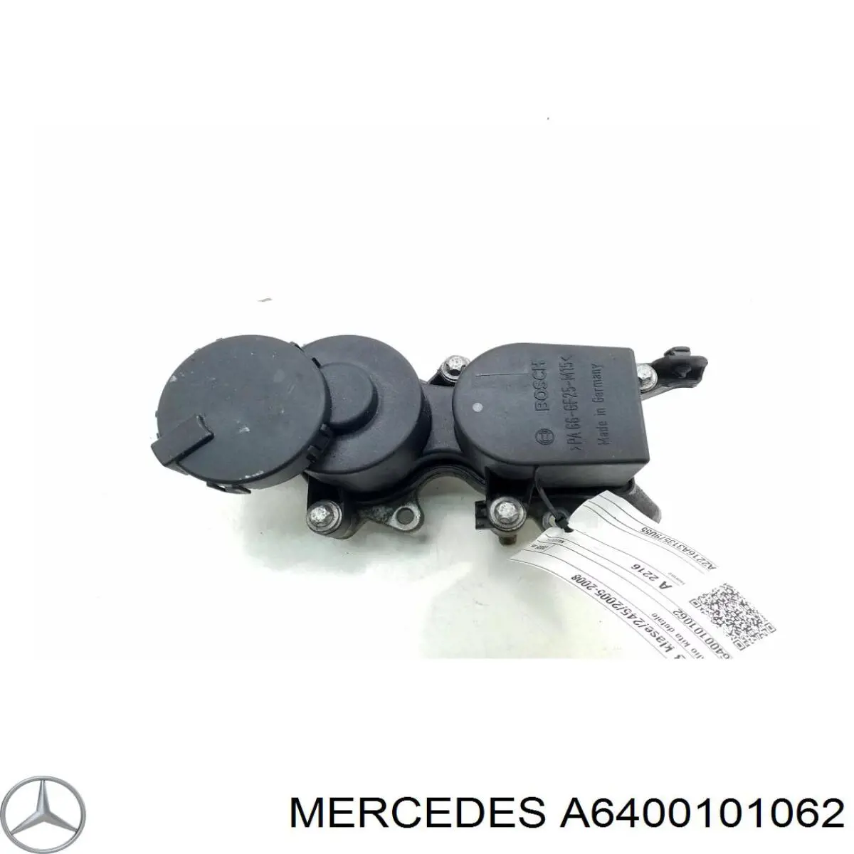A6400101062 Mercedes Separador de óleo (separador) do sistema de ventilação de cárter
