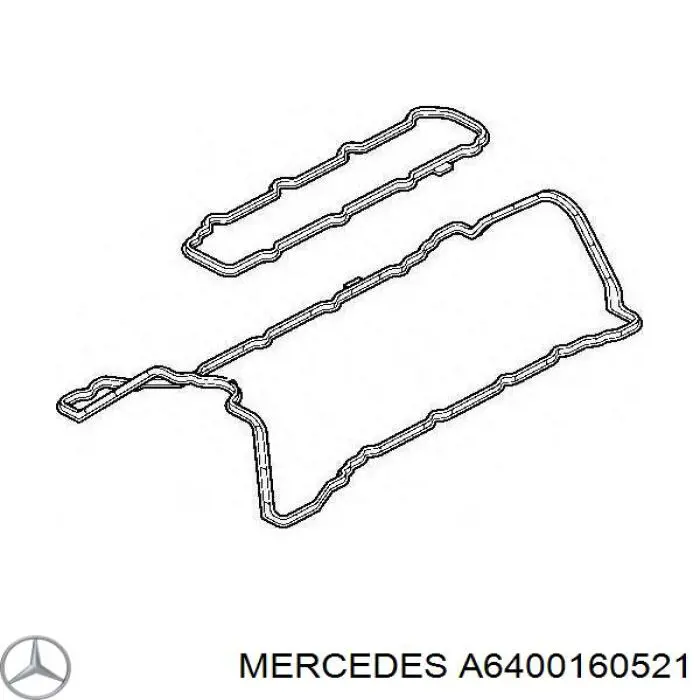 A6400160521 Mercedes Vedante de tampa de válvulas de motor