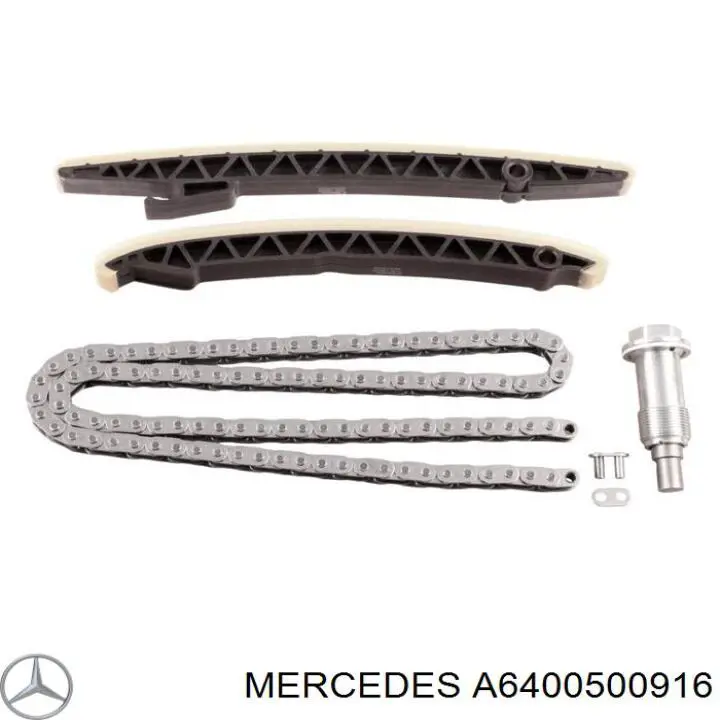 A6400500916 Mercedes Amortecedor de cadeia do mecanismo de distribuição de gás, superior