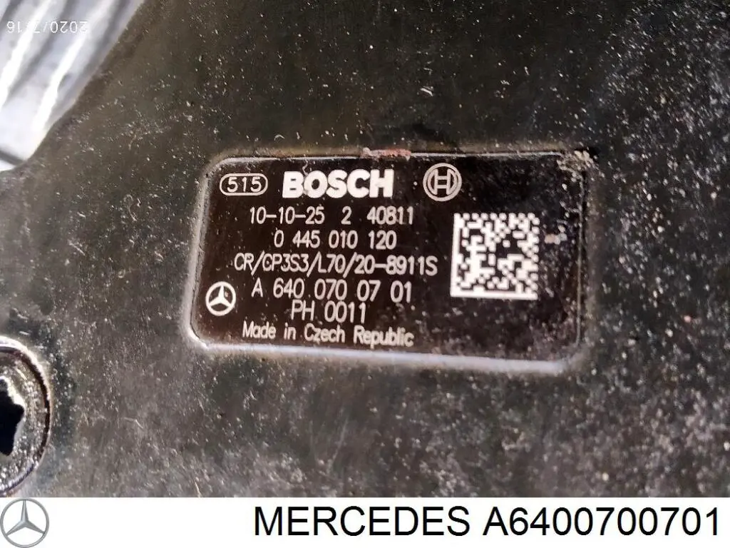 Bomba de combustível de pressão alta Mercedes A6400700701 preço, a partir de 105,93 USD