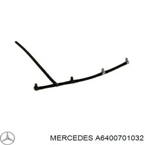 Compre A6400701332 Mercedes Tubo de combustível, inverso desde os injetores