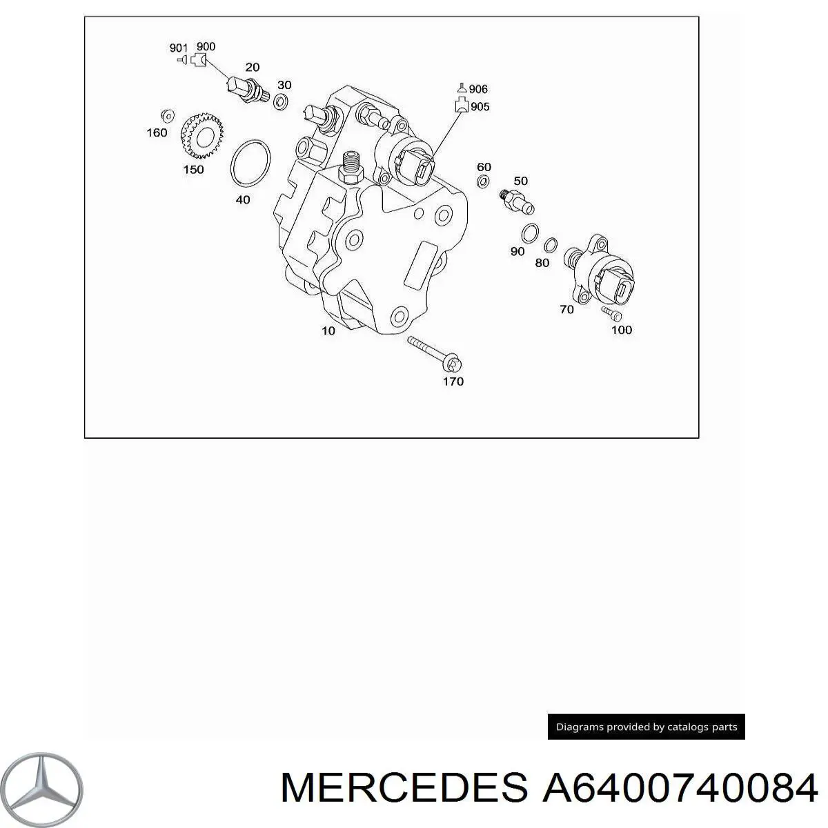 Válvula de regulação de pressão (válvula de redução da Bomba de Combustível de Pressão Alta) Common-Rail-System Mercedes A6400740084 preço, a partir de 131,93 USD