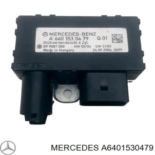 A6401530479 Mercedes Relê das velas de incandescência